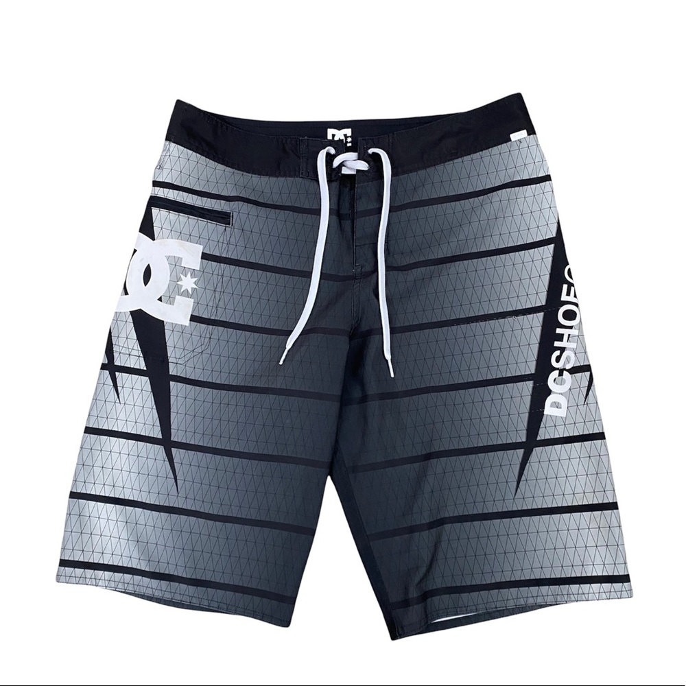 DC Board Shorts, Black and Grey